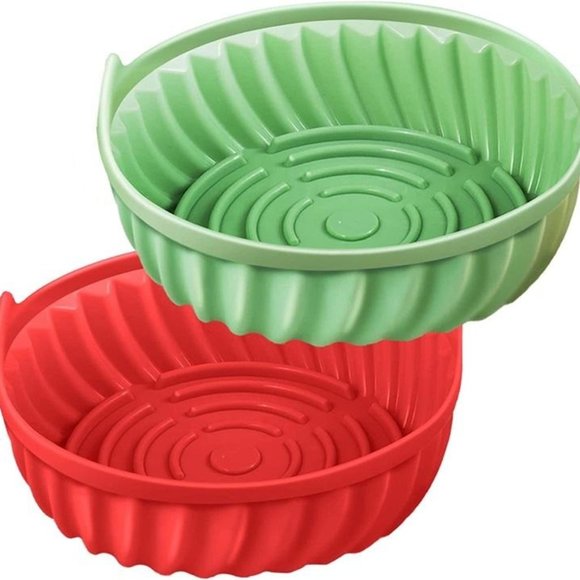 Reusable Non-stick Food Grade Silicon Oven Pan Air Fryer - Picture 6 of 15